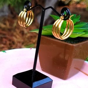 Stainless steel medium hoops